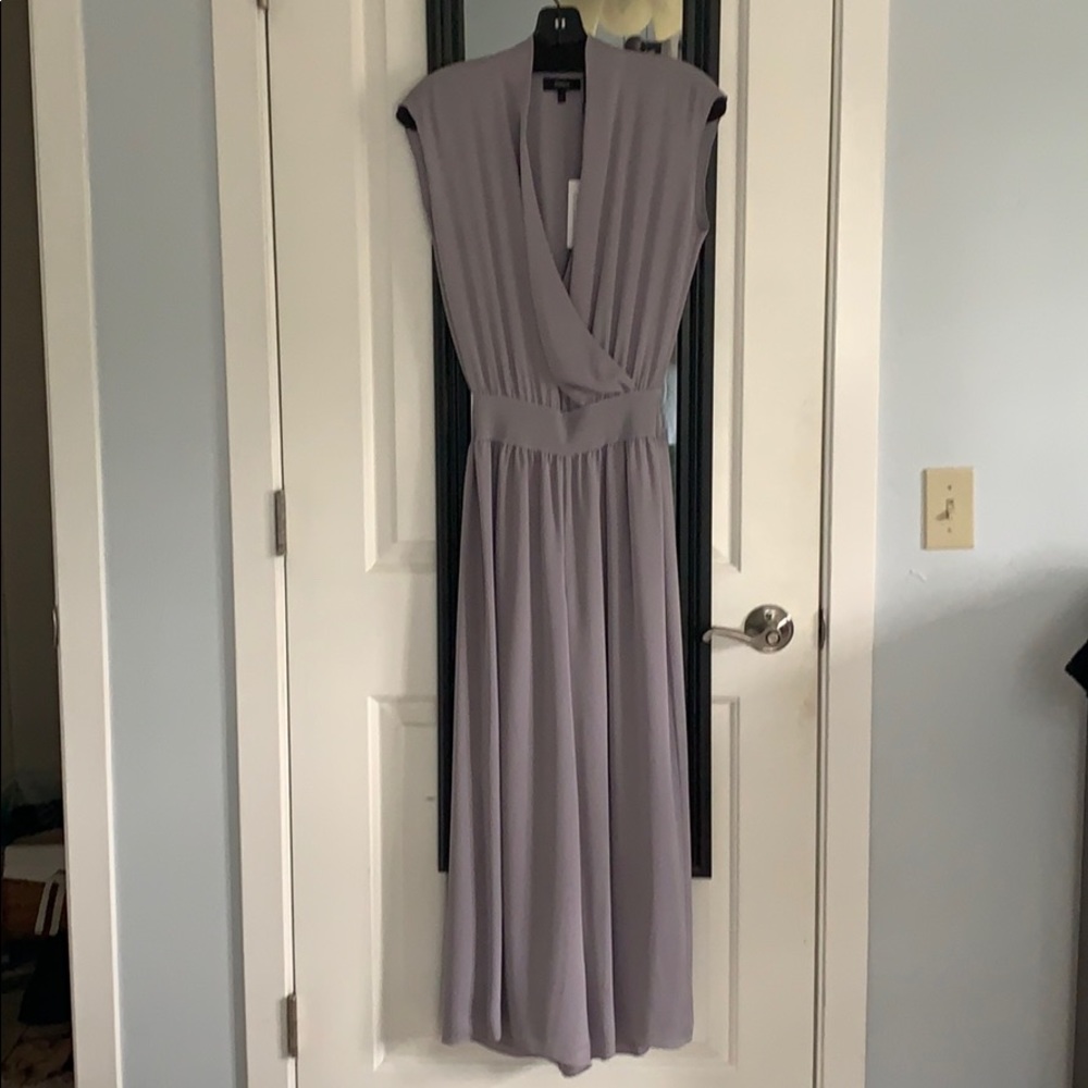Theory Silk Draped Jumpsuit